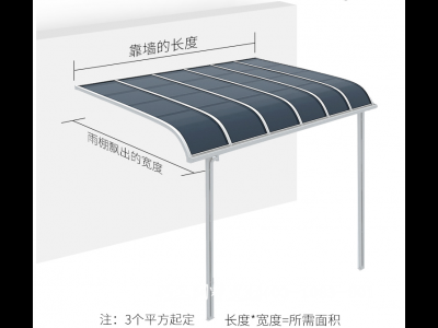 巧工建材 長沙遮雨棚制作安裝 公司單位廠房鋁合金遮雨擋水棚設計定做